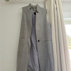 White House Black Market Light Gray Jacket